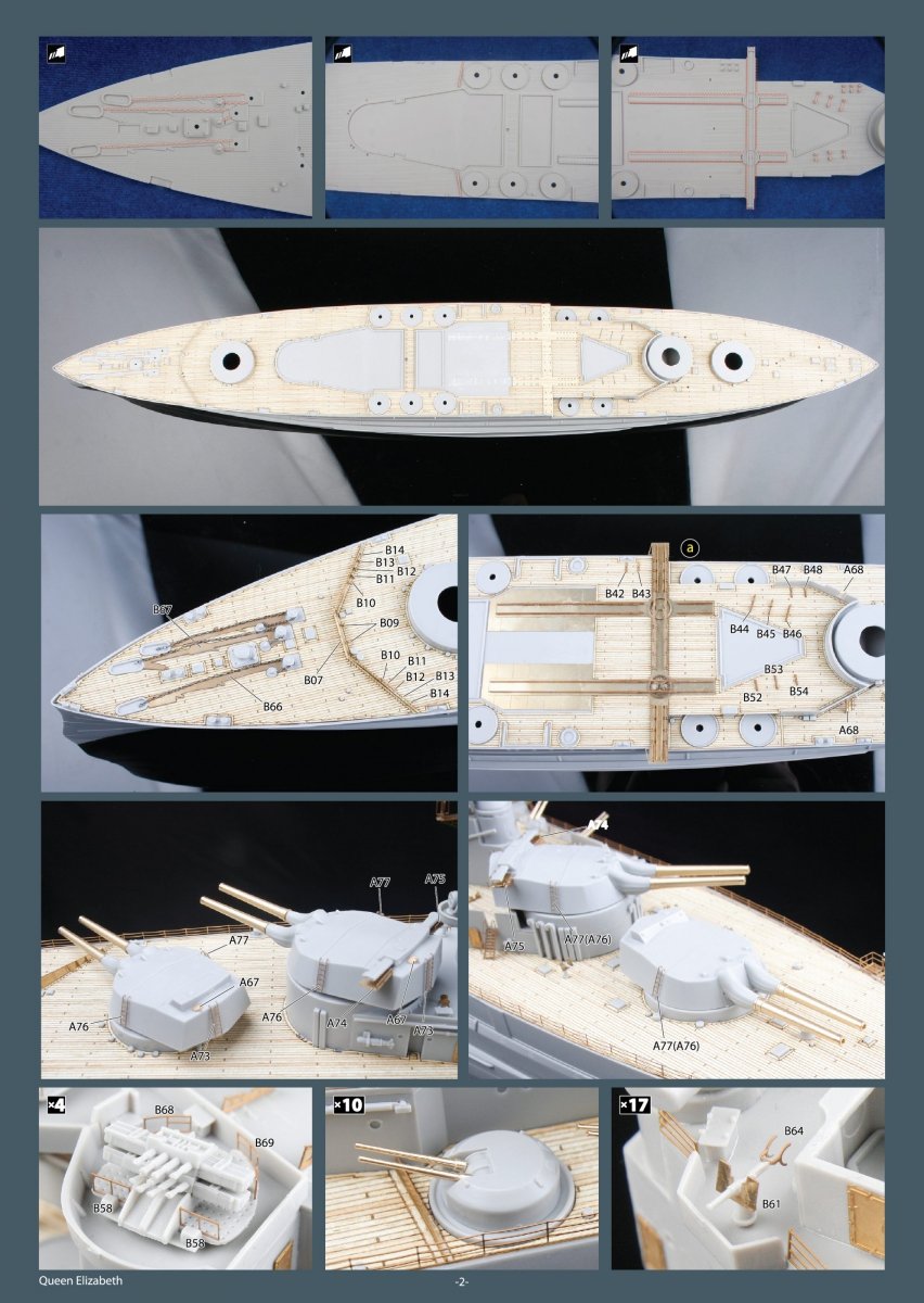 MK1 Design MD-35026 Queen Elizabeth DX Pack 1/350 – immagine 6