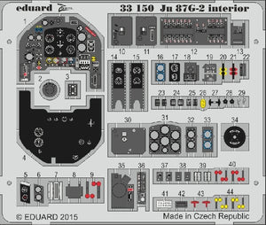 Eduard 33150 Ju 87G-2 interior Trumpeter 03218 1/35
