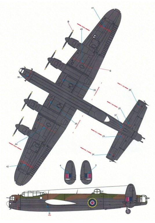 Techmod 48824 Avro Lancaster B Mk I 1/48 – image 6