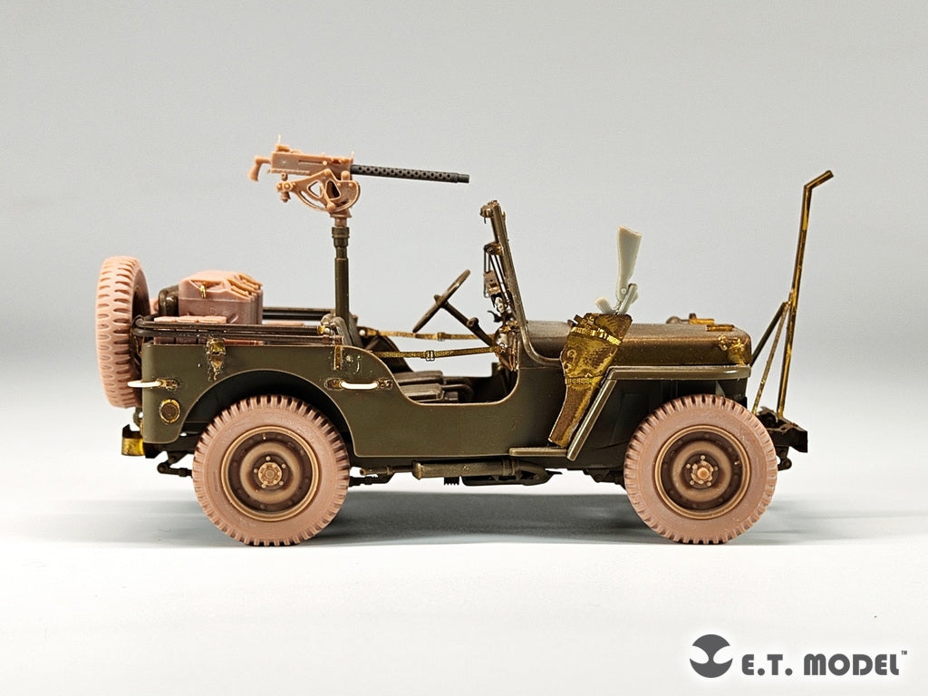 E.T. Model P35-156 U.S.Army Jeep Willys MB 1/4-ton 4x4 Truck Sagged Wheels 1/35 – immagine 10