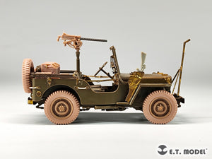 E.T. Model P35-156 U.S.Army Jeep Willys MB 1/4-ton 4x4 Truck Sagged Wheels 1/35 – immagine 10
