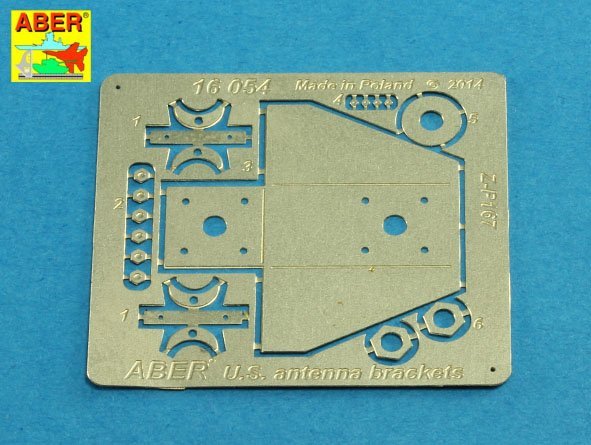 Aber 16054 US Army MP-48 antenna base could be usen to RC models 1/16 – Bild 3