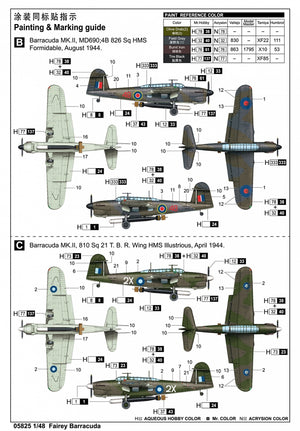 Trumpeter 05825 Fairey Barracuda WW II Torpedo Bomber 1/48 – Bild 5