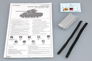 Trumpeter 07229 M4A3E8 TANK (T80 Track) 1/72 – Bild 3
