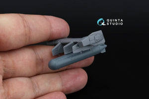 Quinta Studio QT72037 External Fuel Tank for Ka-52 PTB-550 (for all kits) 1/72