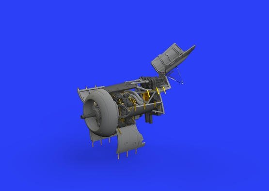 Eduard 648440 Fw 190A-8/ R2 engine &amp;amp; fuselage guns 1/48 EDUARD