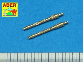 Aber A48 006 Set of 2 barrels for German 13mm aircraft machine guns MG 131 (middle type) 1/48 – immagine 3