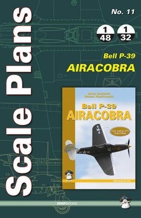 MMP Books 78524 Plans à l&amp;#39;échelle n° 11 P-39 Airacobra EN