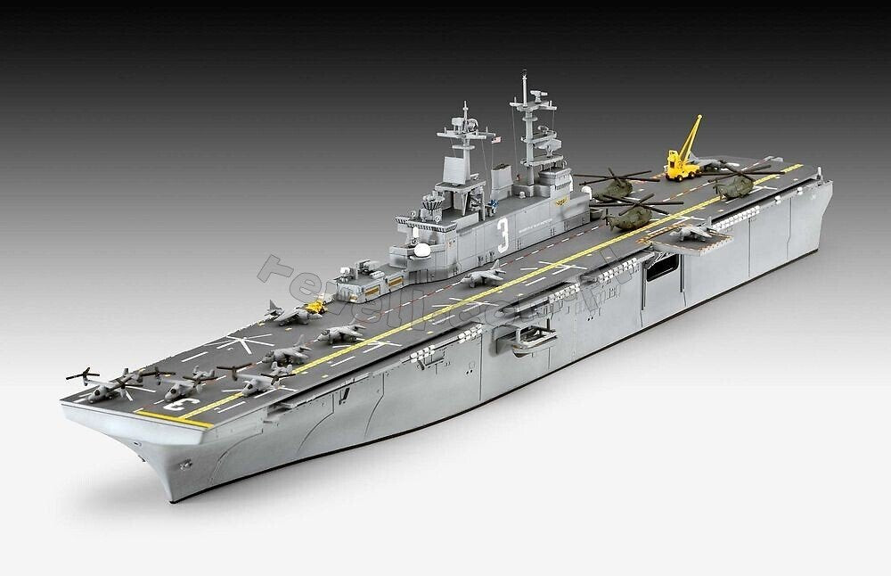 Revell 05178 Assault Carrier USS WASP CLASS 1/700 – image 8