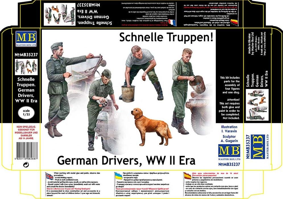 Master Box 35237 Schnelle Truppen - German WWII Drivers 1/35 – immagine 4
