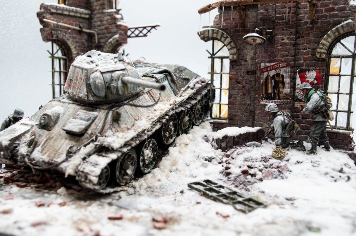 RT-Diorama 35302 Diorama-Base: &amp;quot;Wintergewitter&amp;quot; Operation Winter Storm 1/35 – imagen 13