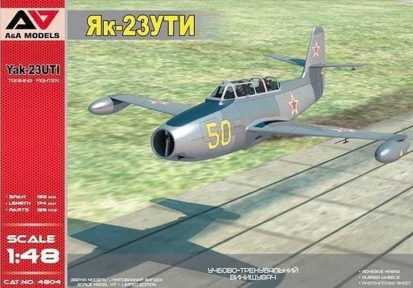 A&amp;A Models 4804 Yakovlev Yak-23 UTI Combattant d'entraînement 1/48