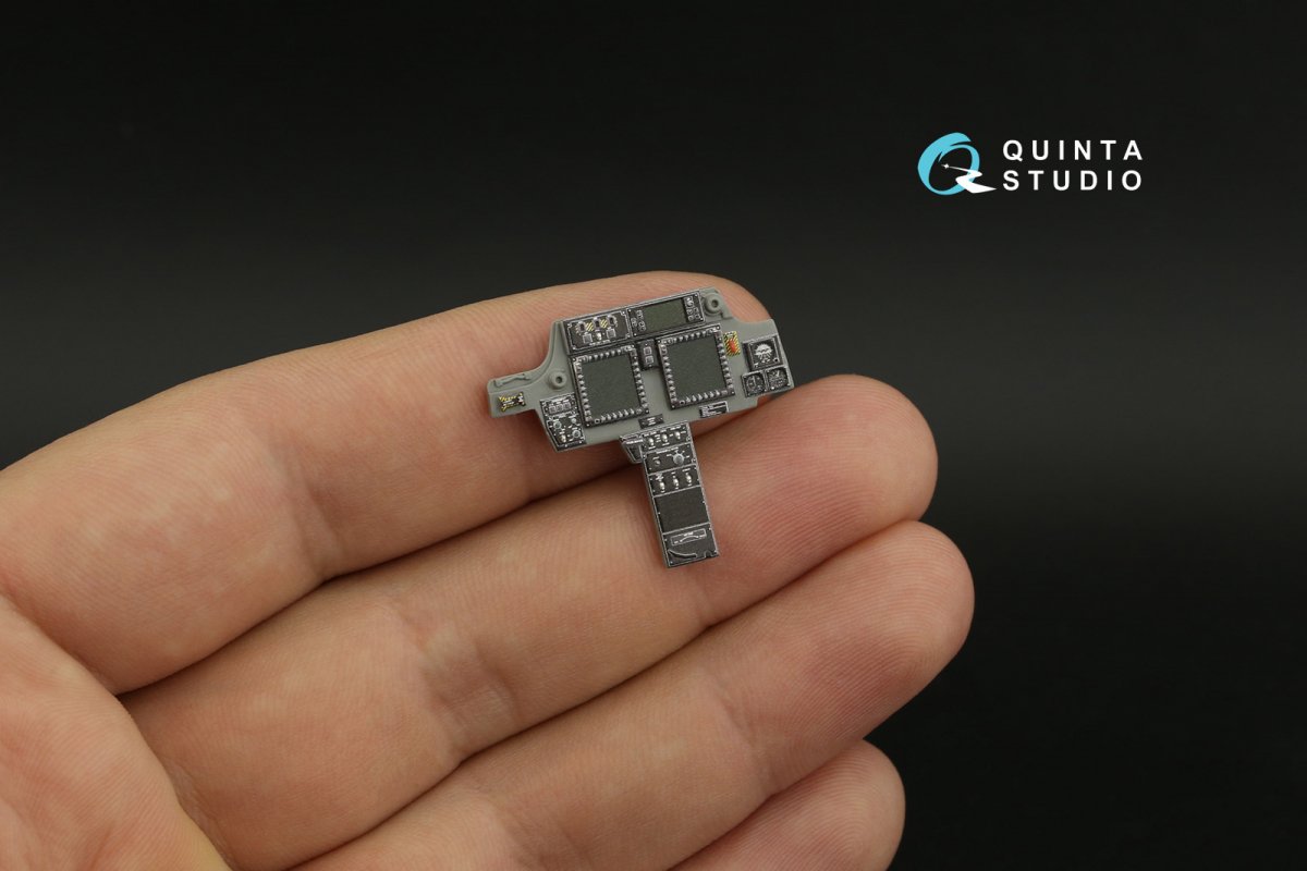 Quinta Studio QDS+35106 AH-64D 3D-Printed &amp;amp; coloured Interior on decal paper (Takom) (Small version) (with 3D-printed resin parts) 1/35 – zdjęcie 3
