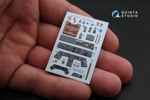 Quinta Studio QD32062 Fw 190F-8 3D-Printed &amp;amp; coloured Interior on decal paper (for Revell kit) 1/32 – Bild 3