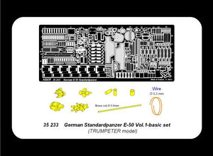 Aber 35233 German Standardpanzer E-50 - vol. 1 - basic set 1/35 – zdjęcie 4