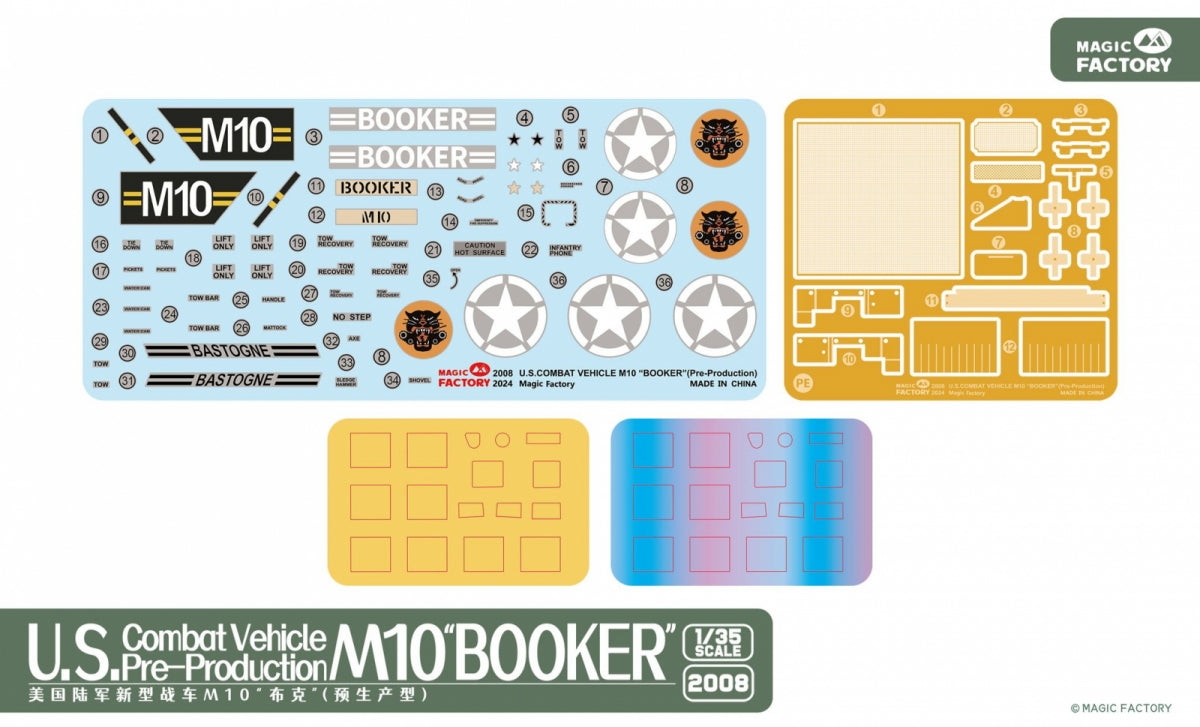 Magic Factory 2008 U.S. Combat Vehicle M10 “Booker” 1/35 – Bild 9