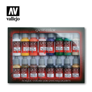 Vallejo 72299 Coffret de couleurs d&amp;#39;introduction 16 x 17 ml