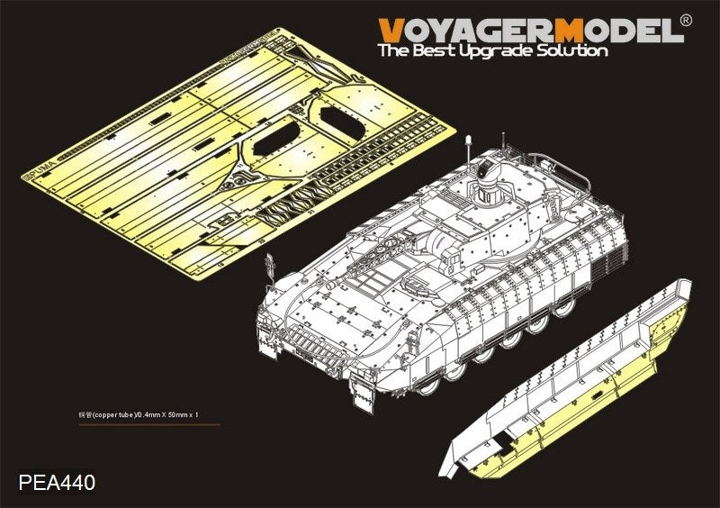 Maquette Voyager PEA440, chenilles PUMA pour Schutzenpanzer allemand moderne (GP), échelle 1/35