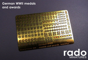 RADO Miniatures RDM35PE04 Médailles et décorations allemandes de la Seconde Guerre mondiale 1/35 – image 2