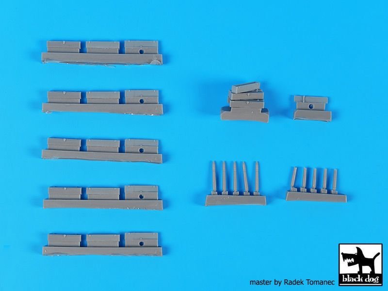 Caisse de munitions King Tiger Black Dog T72118, échelle 1/72