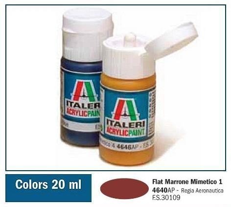 Italeri 4640AP FLAT MARRONE MIMETICO 1. 20ml