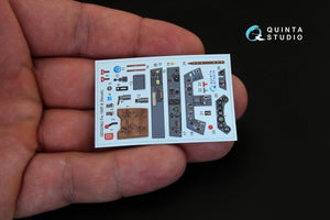 Quinta Studio QD32062 Fw 190F-8 3D-Printed &amp;amp; coloured Interior on decal paper (for Revell kit) 1/32 – Bild 4