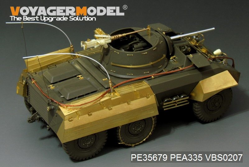 Voyager Model PE35679 WWII US M8 light armored car basic(B ver include Gun barrel）(For TAMIYA 35228) 1/35 – Bild 3