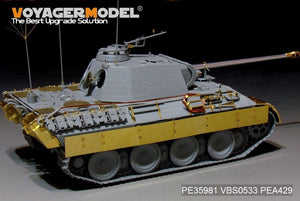 Maquette Voyager PE35981 Char Panther A allemand de la Seconde Guerre mondiale (modèle de base) pour TAKOM au 1/35 – image 16
