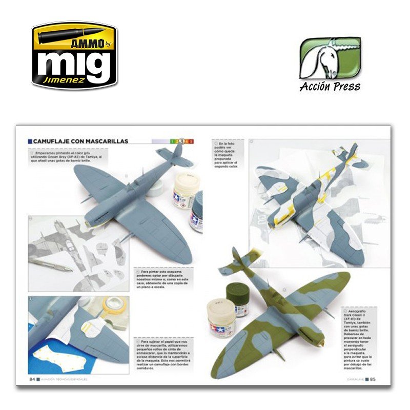 AMMO of Mig Jimenez EURO0014 AIRCRAFT MODELLING ESSENTIALS (English) – immagine 9
