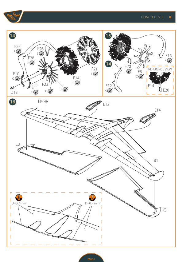 Clear Prop! CP4804 H-75N Hawk ADVANCED KIT 1/48 – zdjęcie 32