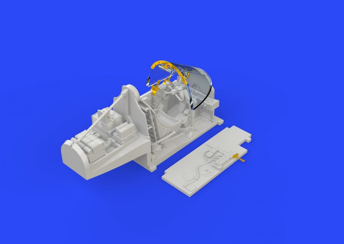 Eduard 648277 P-38F cockpit ACADEMY 1/48