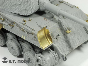E.T. Model EA35-027 WWII German King Tiger/Jagdtiger Fender &amp;amp; Side Skirts For DRAGON Kit 1/35 – immagine 4
