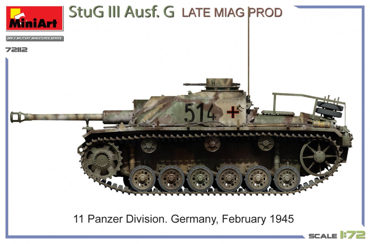 MiniArt 72112 StuG III Ausf. G Late Miag Prod. 1/72 – immagine 4