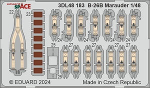Eduard 3DL48183 B-26B Marauder SPACE ICM 1/48 – imagen 2