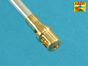 Aber 35L-231 10,5cm KwK L/70 barrel with double baffle muzzle brake for German Pz.Kpfw. VII Lowe 1/35 1/35 – zdjęcie 4