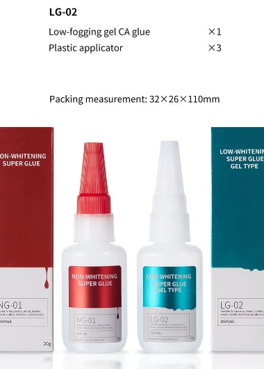 DSPIAE LG-02 Gel de colle forte à faible blanchiment 20 g – image 7