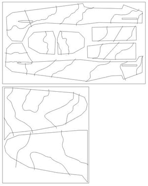 Omask 44006 Spitfire Mk.I camouflage surfaces camo C (for Eduard 11143) 1/48