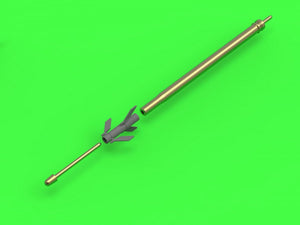 Master AM-72-110 Mi-24 (Hind D/E) - JakB-12.7 machine gun barrel and DUAS probe (metal and resin parts) 1/72 – Bild 2