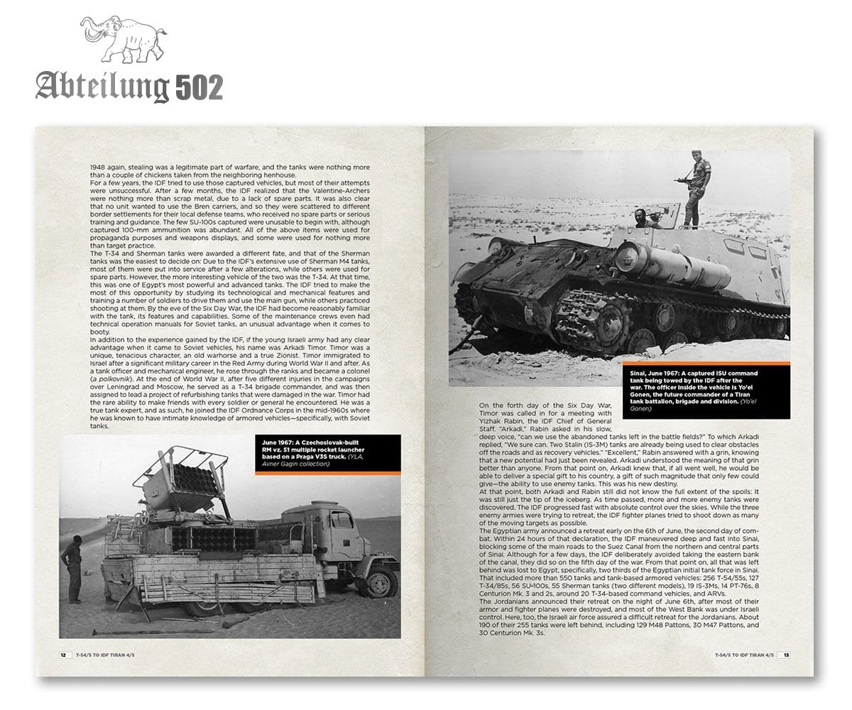 502 Abteilung ABT607 T-54/5 TO IDF TIRAN 4/5 THE BIRTH OF A BASTARD TANK – imagen 8