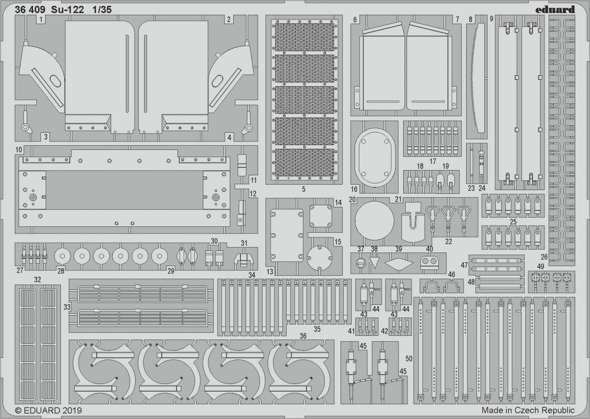 Eduard 36409 Su-122 1/35 TAMIYA