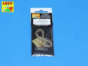 Aber R-09N Uniwersalny bloczek podwójny 2 szt. / All-purpose double Pulley x2 pcs. 1/35 – Bild 4