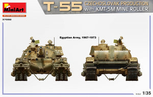MiniArt 37092 T-55 PRODUCTION TCHÉCOSLOVAQUE avec rouleau de déminage KMT-5M 1/35 – image 6