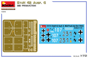 MiniArt 72115 StuH 42 Ausf. G MID PRODUCTION 1/72 – imagen 6