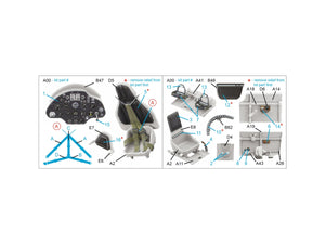 Quinta Studio QD48491 I-16 3D-Printed coloured Interior on decal paper (for Zvezda kit) 1/48 – imagen 2