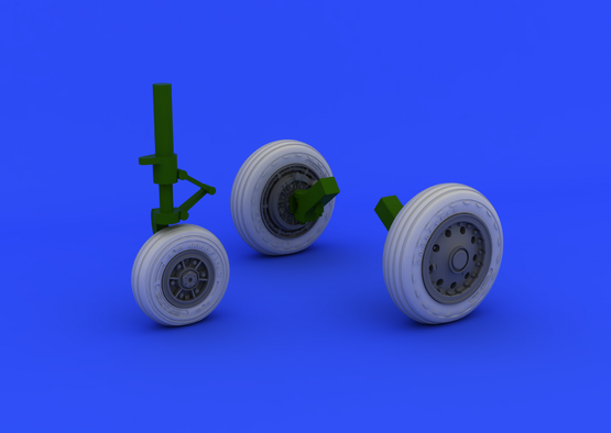 Eduard 632045 F-104 undercarriage wheels early 1/32 ITALERI