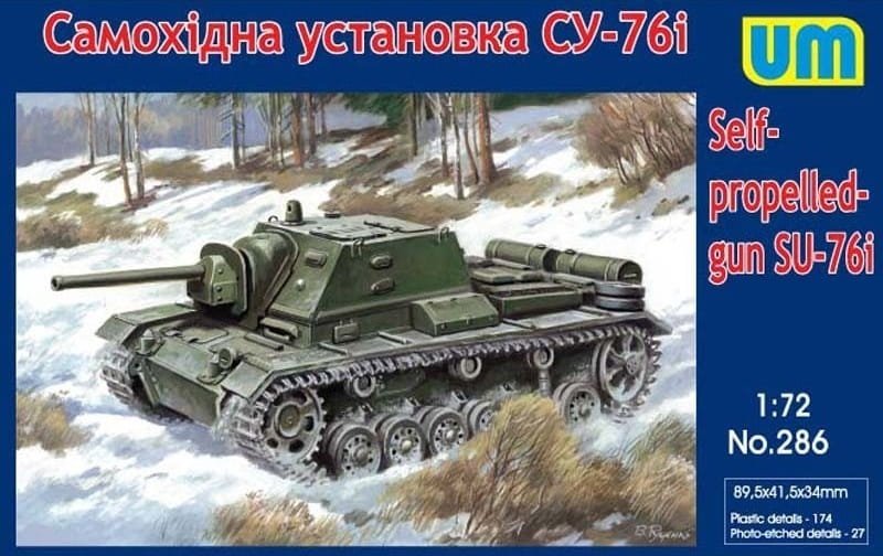 Unimodels 286 SU-76I Canon automoteur soviétique 1/72
