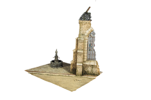 RT-Diorama 35038 Diorama Base: Small Church Corner &amp;quot;Forgotten Sanctuary&amp;quot; 1/35 – immagine 4