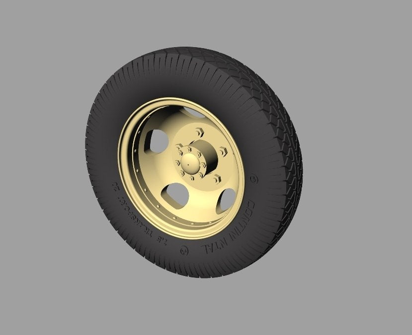 Panzer Art RE35-333 Ford 3000 road wheels (commercial pattern) 1/35 – image 2