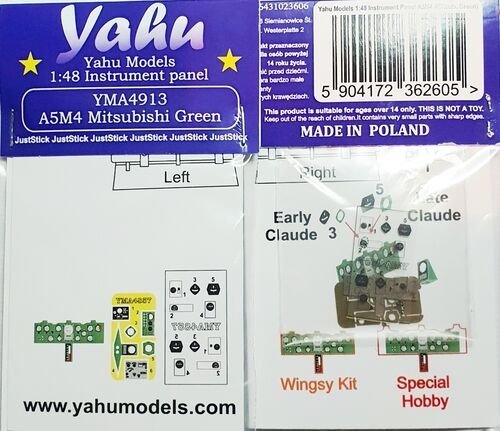 Maquette Wingsy 1/48 Yahu YMA4913 A5M4 (Vert Mitsubishi)