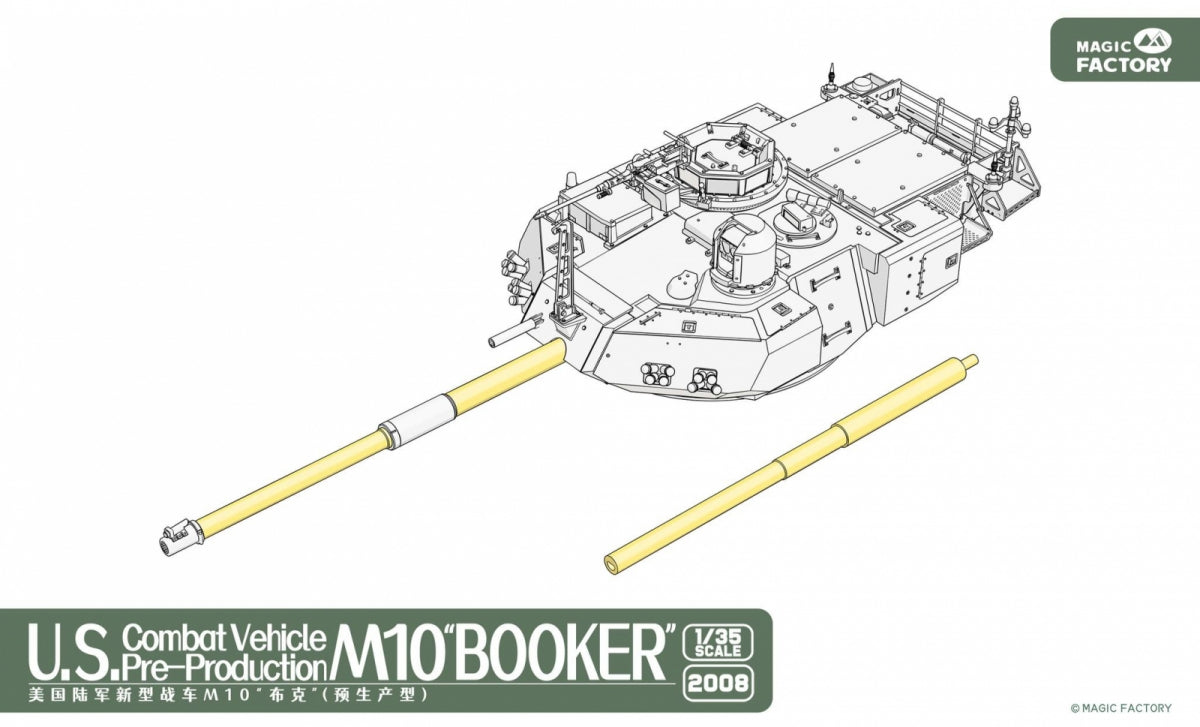 Magic Factory 2008 U.S. Combat Vehicle M10 “Booker” 1/35 – Bild 3